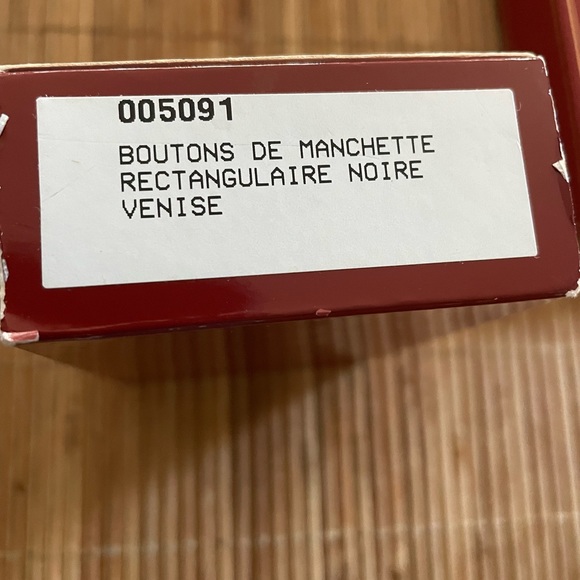 S.T. DuPont Cufflinks - Rectangle Shape Gold/Black - Excellent condition! - Picture 5 of 5